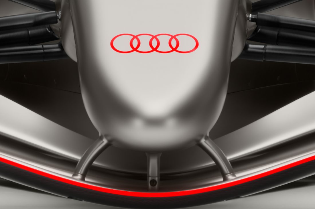 Audi zet R26 als eerste 2026-auto op baan tijdens besloten filmdag Barcelona