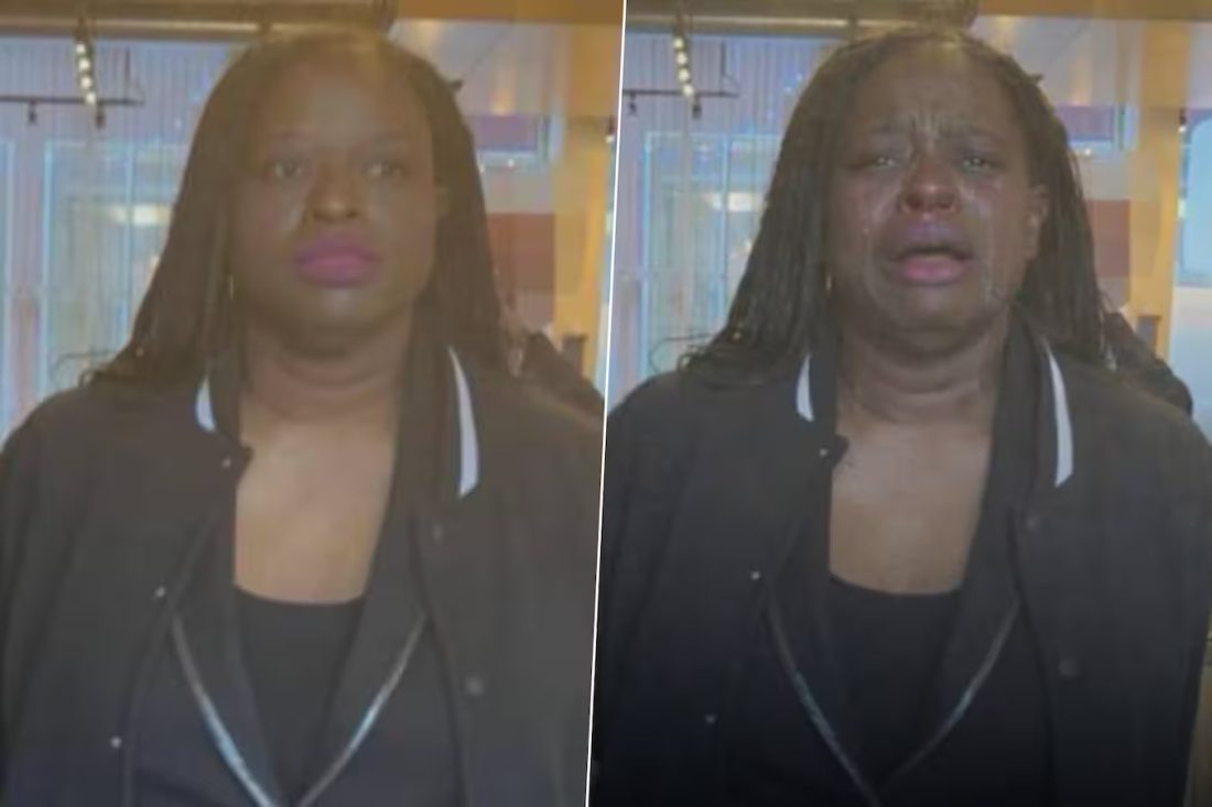 Bewerkte foto van mensenrechtenadvocate Nekima Levy Armstrong