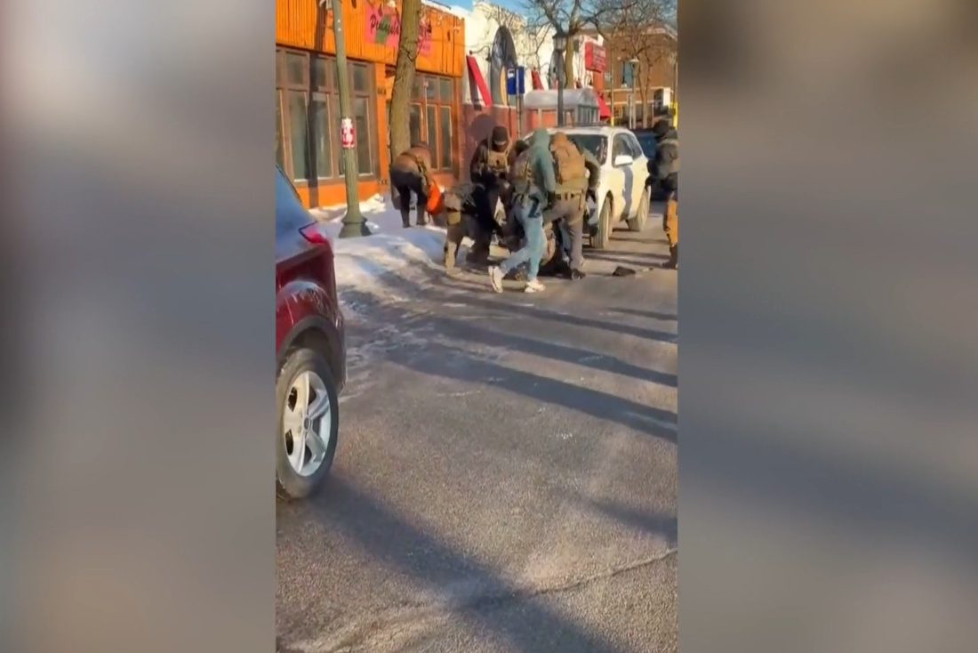 Moment waarop arrestant dodelijk wordt getroffen