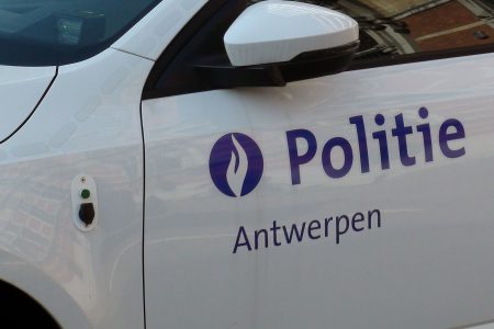 Portier Belgische politieauto