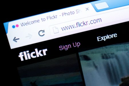 Flickr screen