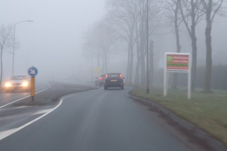 Mist in noorden Nederland