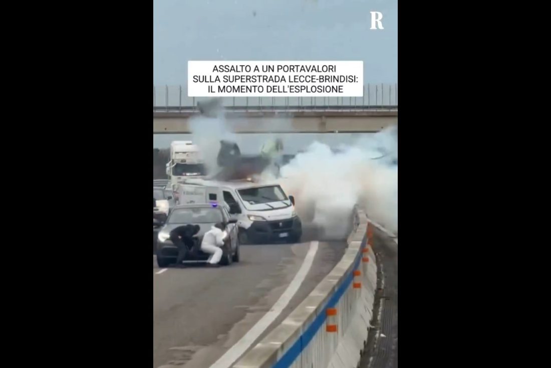 Explosie bij overval op geldtransport Italië