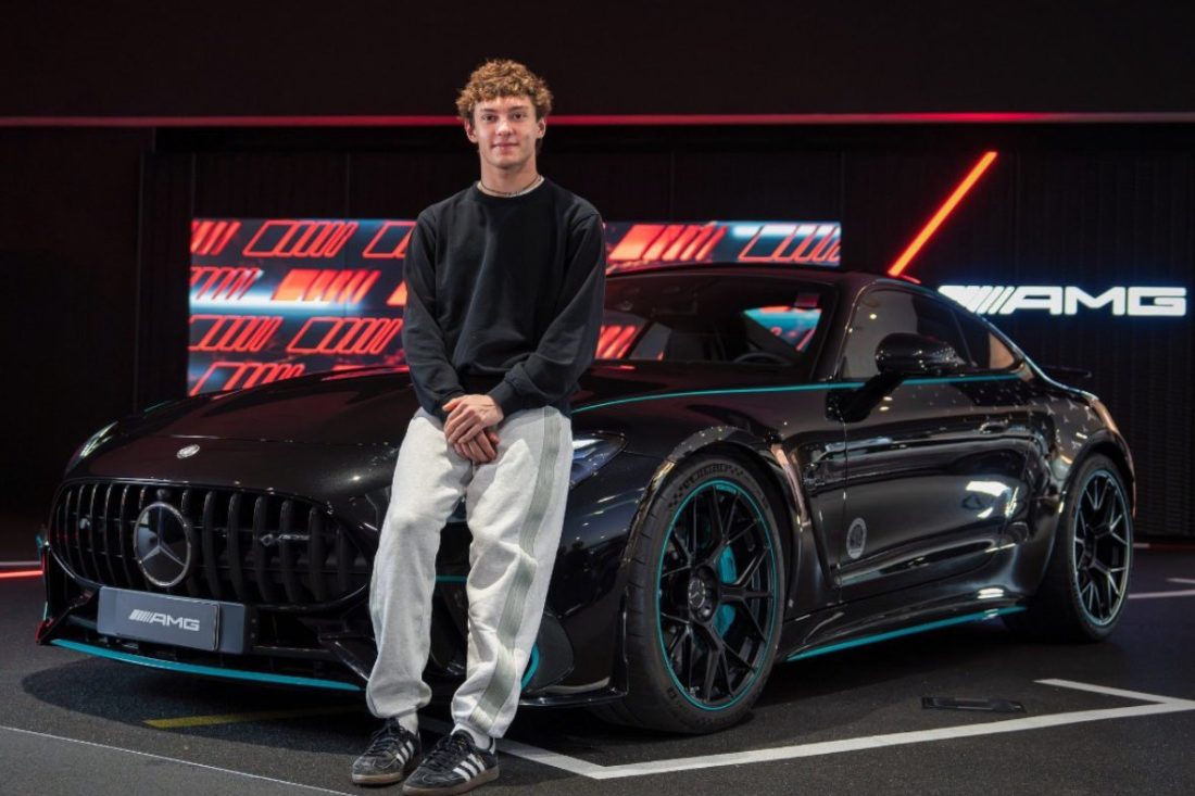 Mercedes-AMG GT 63 PRO zoals Kimi Antonelli hem op 4 februari ontving